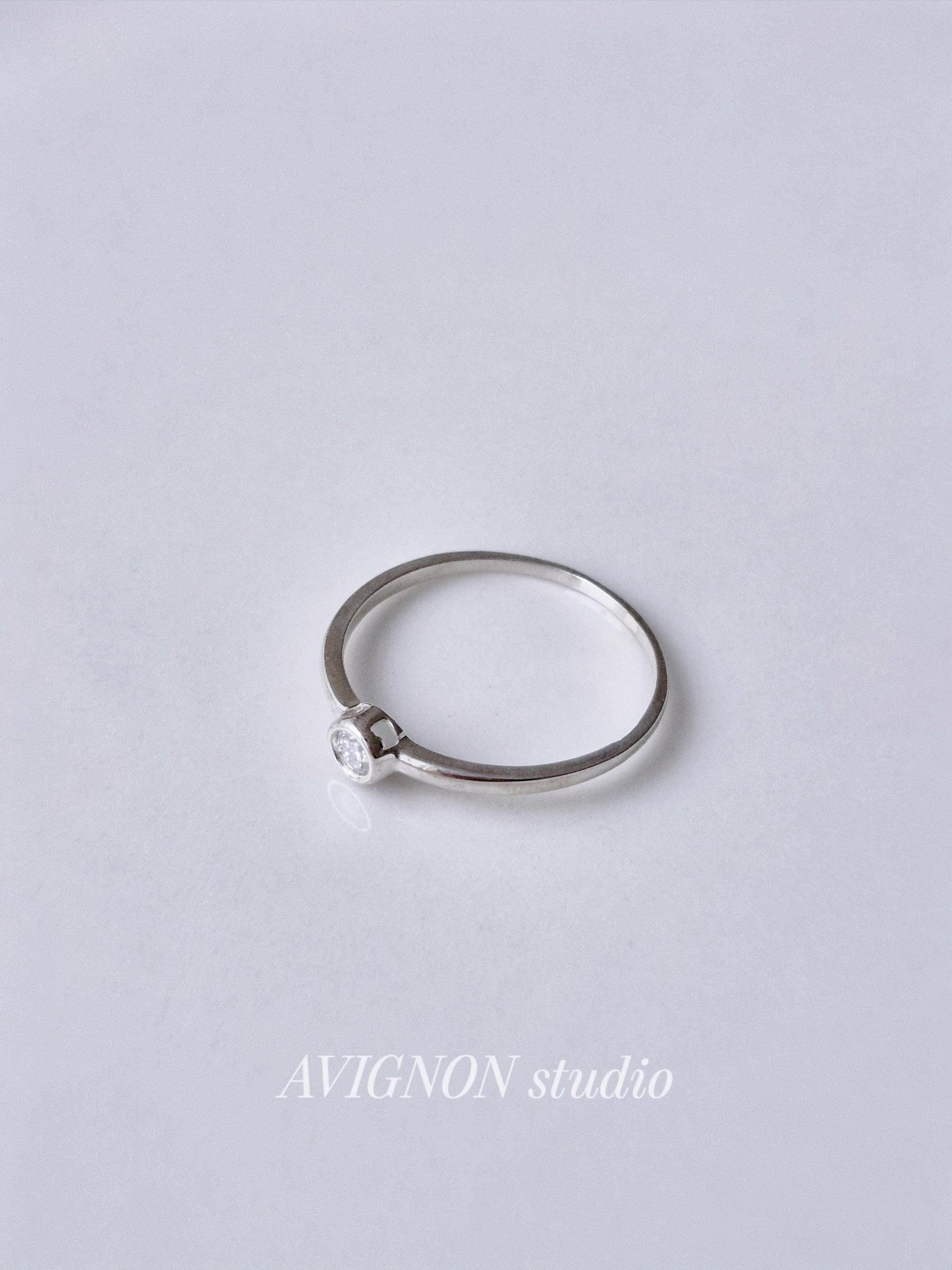 lab diamond ring. sterling silver 925 diamond ring.