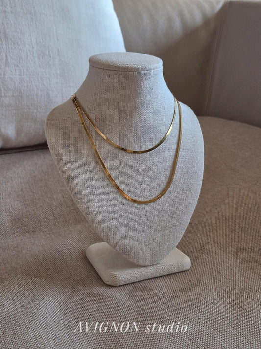 25mm 30mm silky snake chain sterling silver 925 chain necklace. sterling silver Herringbone chain.