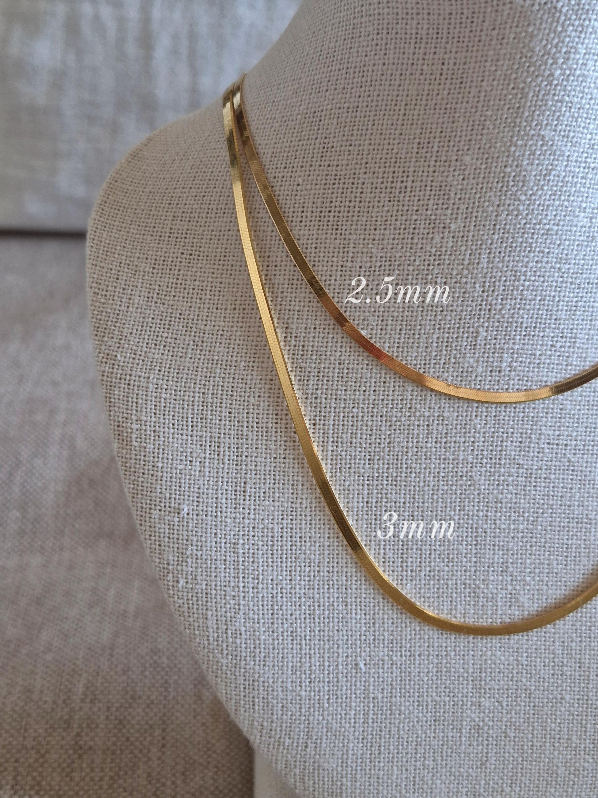 25mm 30mm silky snake chain sterling silver 925 chain necklace. sterling silver Herringbone chain.
