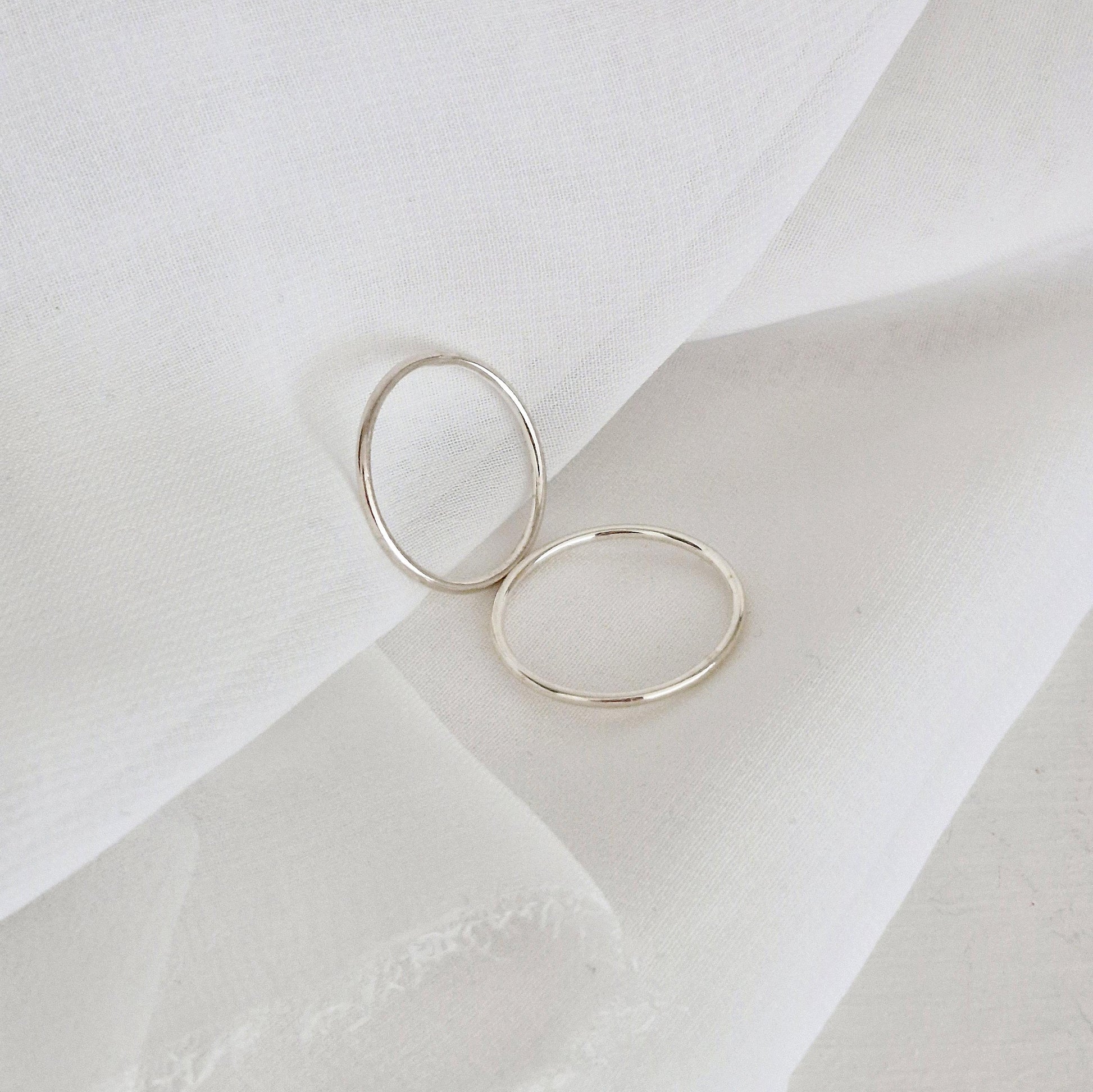 1.2 - 1.3 mm  stacking slim minimal sterling silver 925 ring. thin simple basic ring.