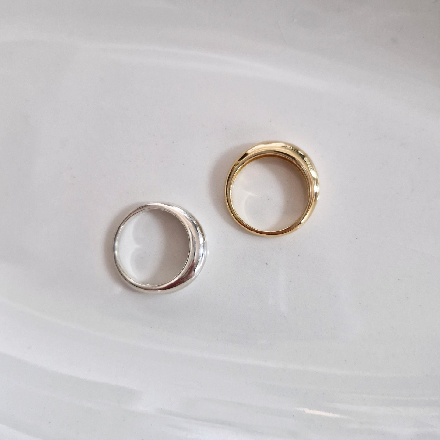 plain dome slim ring sterling silver dome ring. sterling silver silm dome ring.