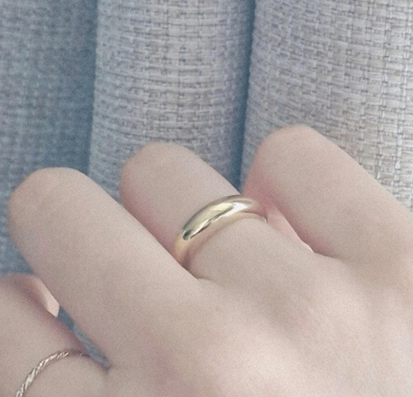 plain dome slim ring sterling silver dome ring. sterling silver silm dome ring.