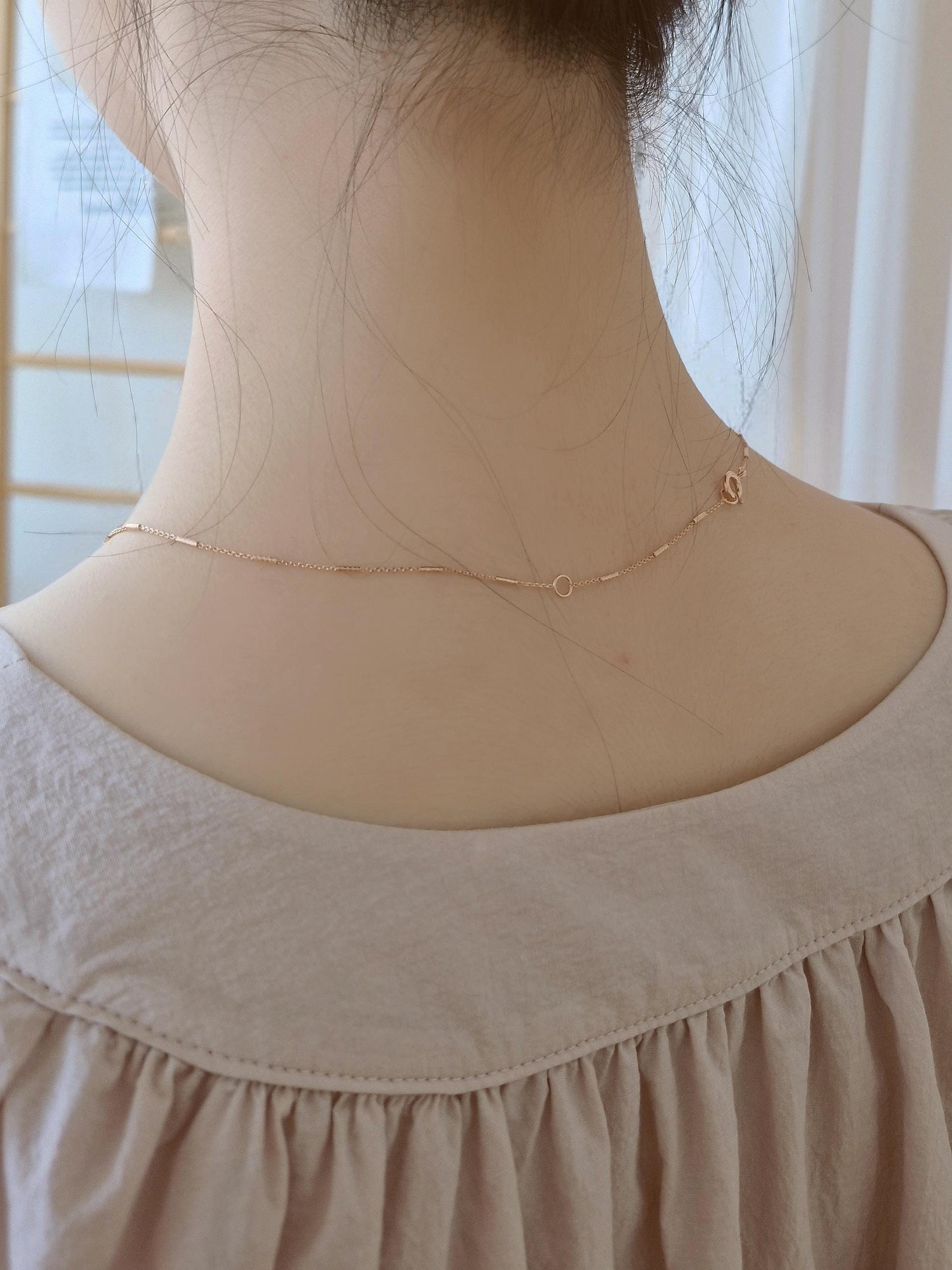 rectangular smoky quartz rose gold necklace 925 sterling silver gold filled necklace.